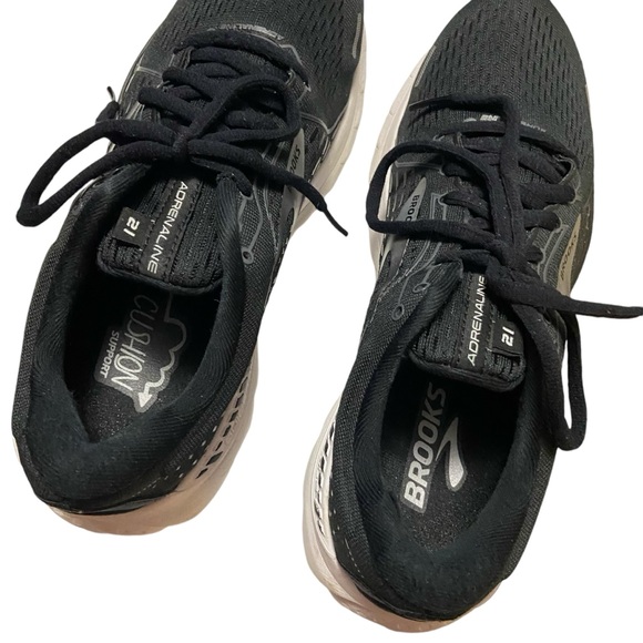 Brooks Womens Adrenaline GTS 21 Black - Picture 12 of 16